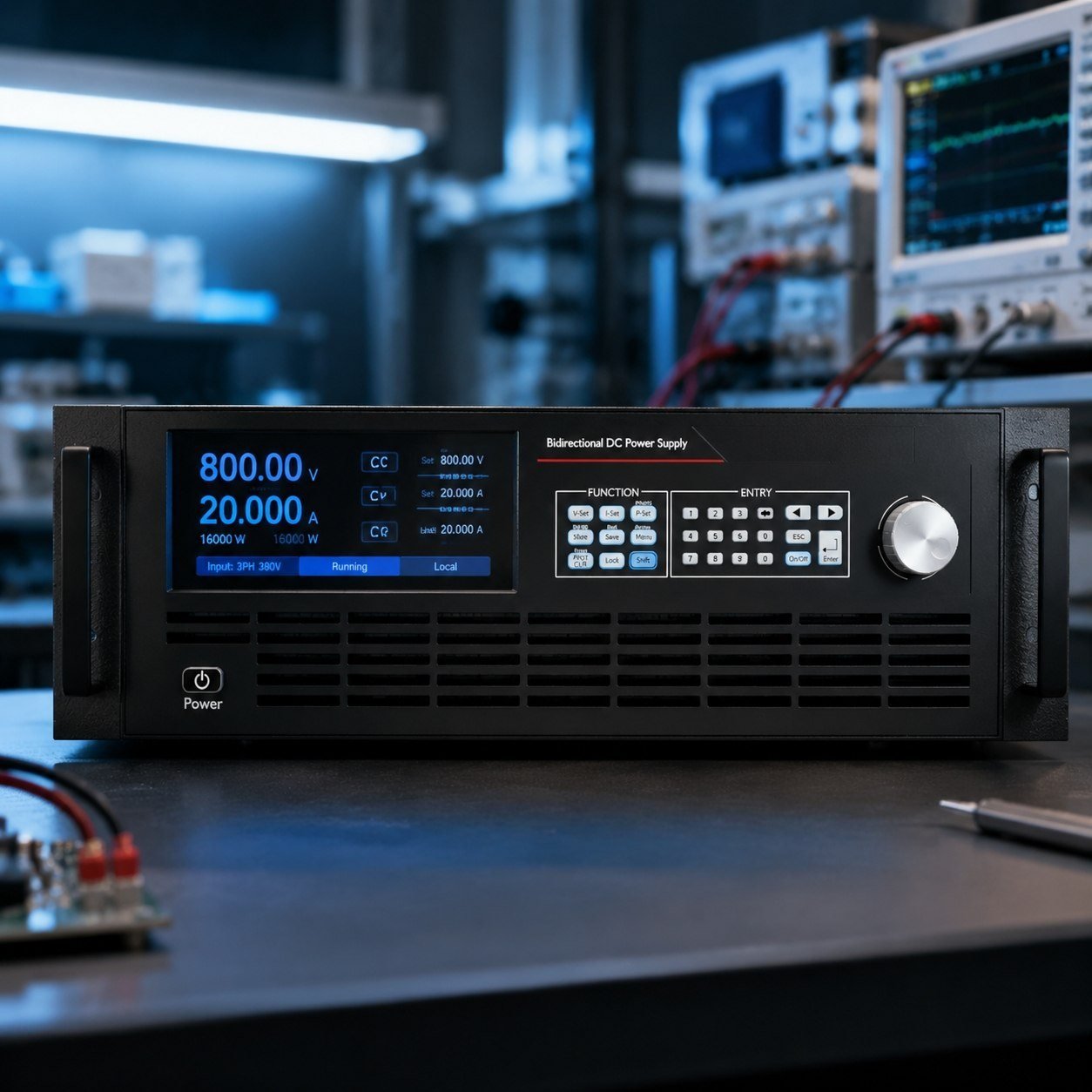 750 V bidirectional DC power supply